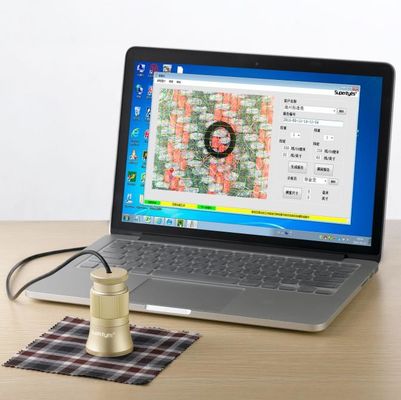 USB2.0 عداد كثافة الخيط / مقياس كثافة النسيج / مقياس اختبار كثافة النسيج